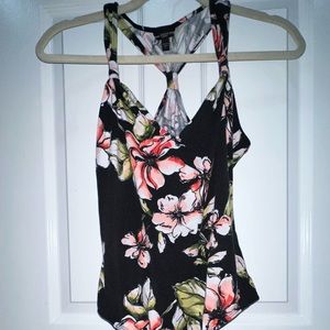 Guess Los Angeles floral bodysuit